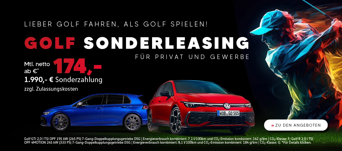 VW Golf Sonderleasing