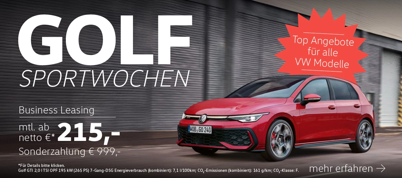 VW Golf Sportwochen