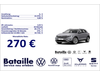T-Roc 2.0 TDI 4M Style AHK Navi Massagesitze ACC