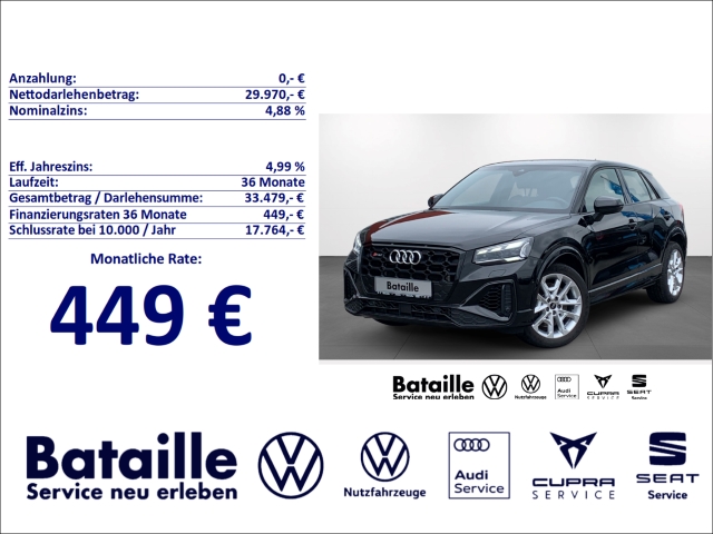 SQ2 2.0 TFSI quattro AHK Navi Matrix Kamera SHZ