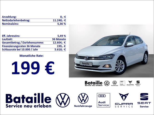 Polo 1.0 TSI Highline Pano Navi LED SHZ APP GJR