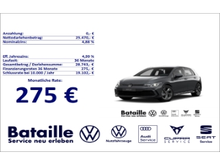 Golf VIII 1.5 eTSI R-Line DSG Kamera ACC SHZ LED