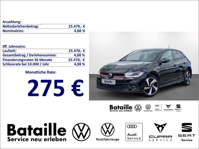 Polo GTI 2.0 TSI Navi Matrix SHZ App-Connect