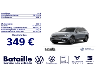 Tiguan Allspace 2.0 TSI 4M Elegance 7-Sitze AHK R-Kam.