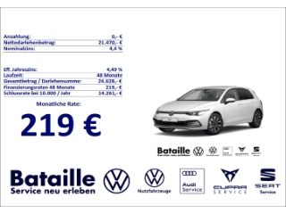 Golf VIII 1.5 TSI Active StandHZG Navi SHZ ACC