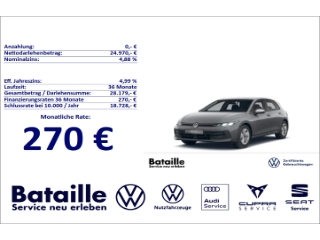 Golf VIII 1.5 TSI Life StandHZG AHK Kamera SHZ