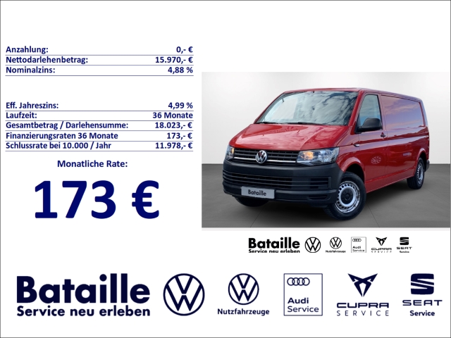 T6 Transporter 2.0 TDI Kasten EcoProfi lang