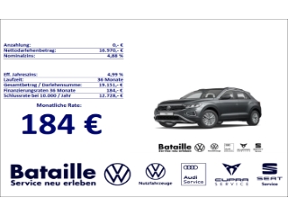 T-Roc 1.0 TSI Life SHZ Klima GJR PDC App-Connect