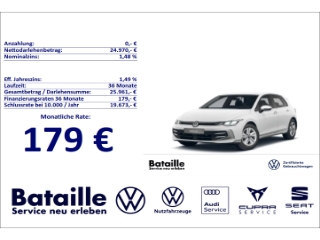 Golf VIII 1.5 TSI Life AHK Navi ACC SHZ GJR