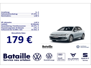 Golf VIII 2.0 TDI Life AHK HUD ACC Navi Kamera
