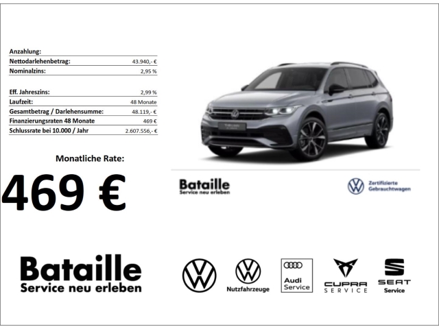 Tiguan Allspace 2.0 TSI 4M R-Line *469,- ohne Anz.