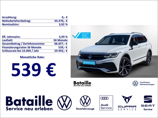 Tiguan Allspace 2.0 TSI 4M R-Line 7-Sitze AHK