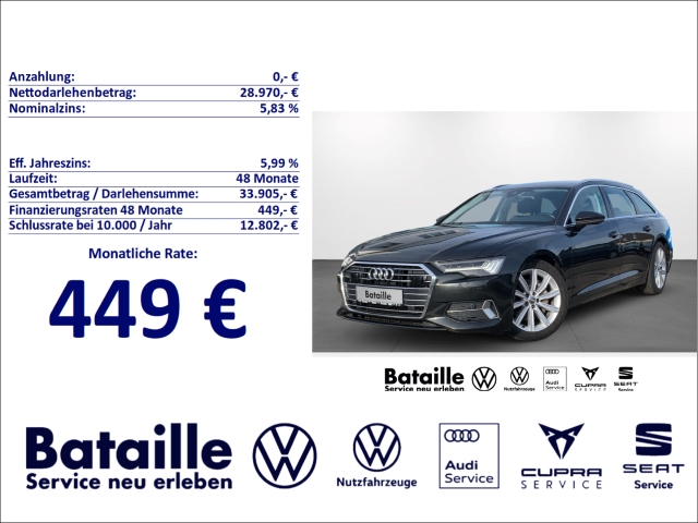 A6 Avant 3.0 TDI quattro sport Luftfederung AHK