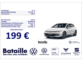 Golf VIII 1.5 eHybrid Style HUD Navi Kamera