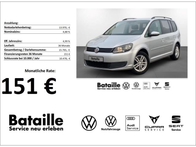 Touran 1.4 TSI Comfortline 7-Sitzer Navi Klima