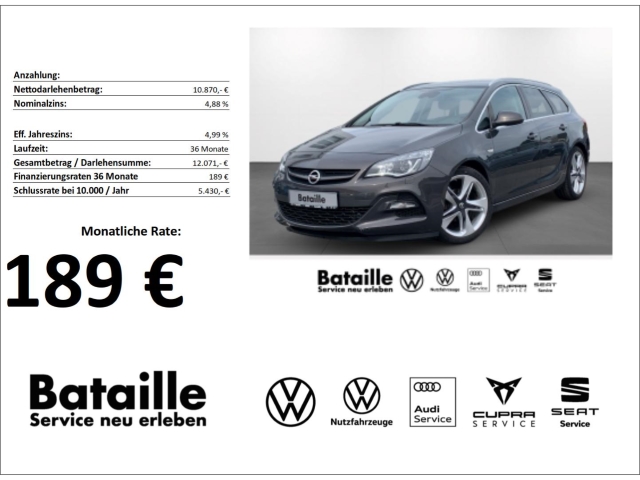 Astra Sportstourer 1.4 Turbo Exklusiv Navi