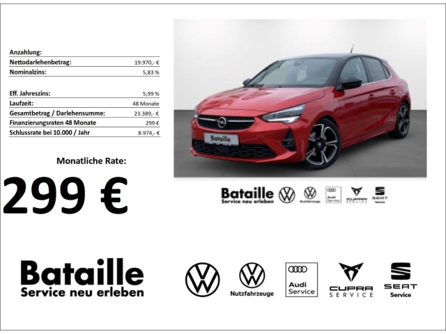 Corsa F 1.2 Turbo Ultimate Panorama Navi Leder