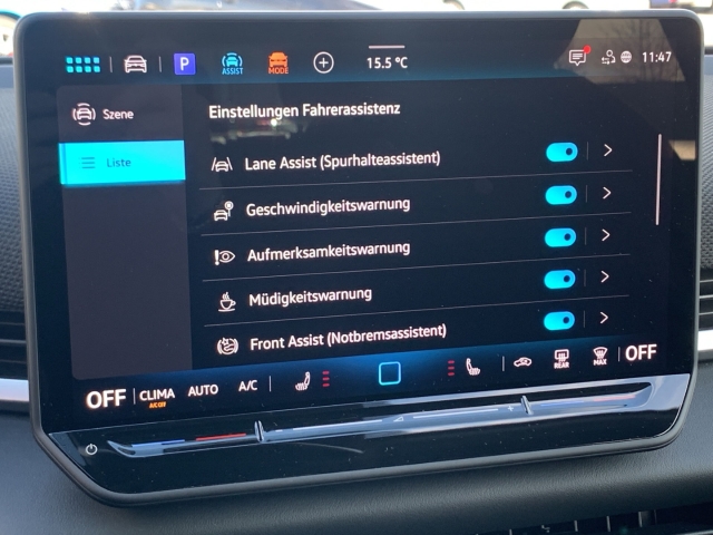 T-Roc 1.5 eTSI R-Line HUD Navi Area View Matrix