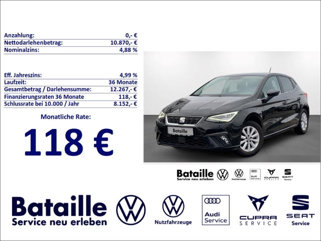 Ibiza 1.0 TSI Style Navi LED App-Connect SHZ