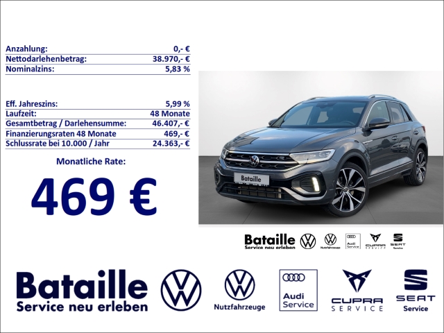 T-Roc 2.0 TSI 4M R-Line Pano Navi ACC Kamera SHZ