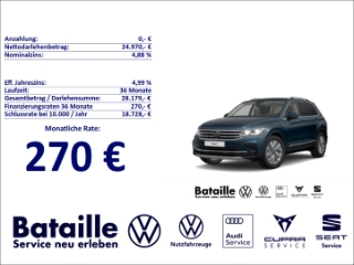 Tiguan 2.0 TDI Elegance Pano Navi Matrix Kamera