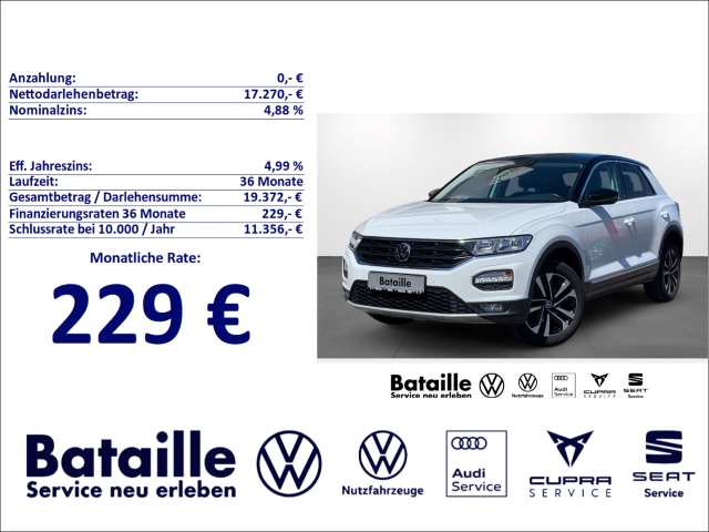 T-Roc 1.0 TSI United Navi ACC SHZ Kamera App-Con.