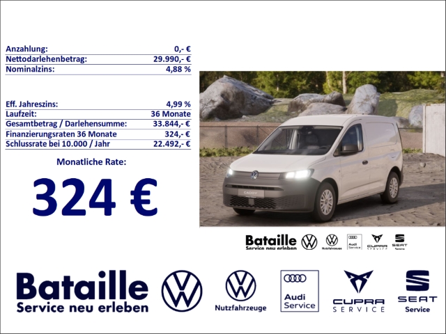 Caddy Cargo 2.0 TDI AHK Klima GRA 4Season