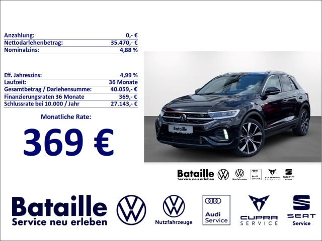 T-Roc 2.0 TSI 4M R-Line Pano Navi Massagesitze