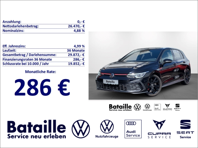 Golf GTI VIII 2.0 TSI Navi ACC Kamera Side-Assist