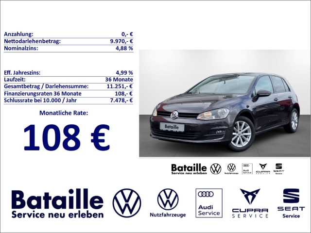 Golf VII 1.2 TSI Lounge StandHZG SHZ Klima