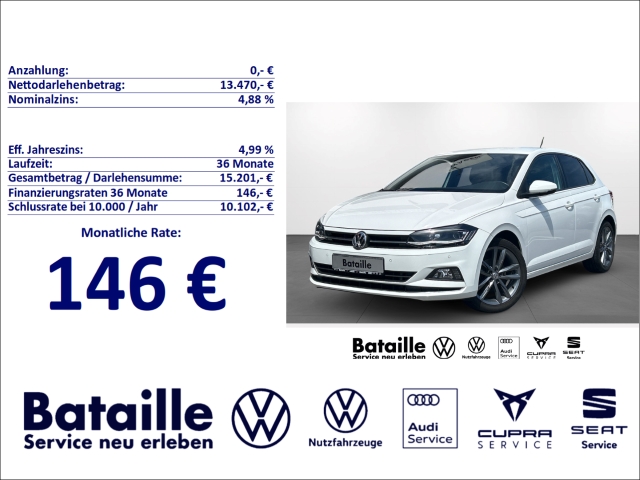 Polo 1.6 TDI Highline Navi LED App-Connect