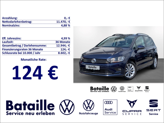 Golf Sportsvan 1.2 TSI Lounge Pano ACC SHZ Klima