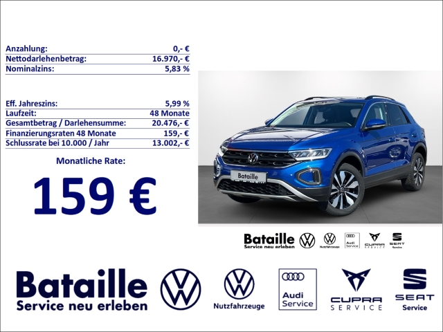 T-Roc 1.0 TSI Move Navi ACC Kamera SHZ GJR