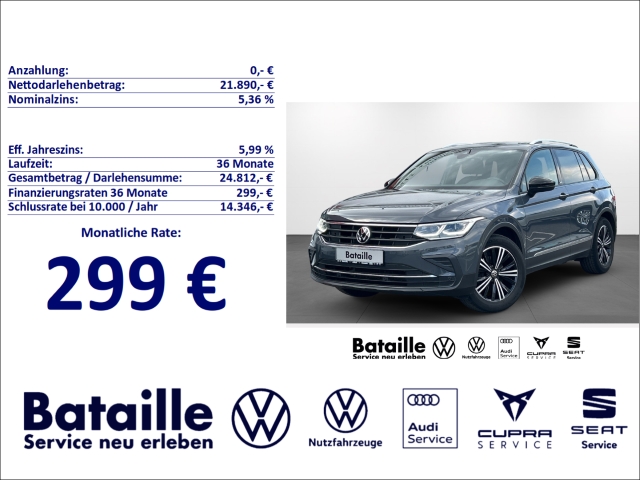 Tiguan 1.5 TSI United Nav El. Heckklappe LED Dyn.