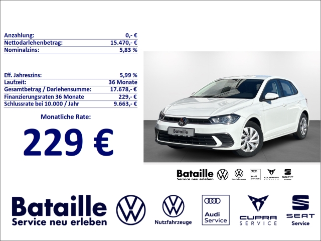 Polo 1.0 Life Klima LED DAB SHZ Light Assist