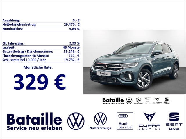 T-Roc 1.5 TSI R-Line Pano Navi Leder Matrix ACC