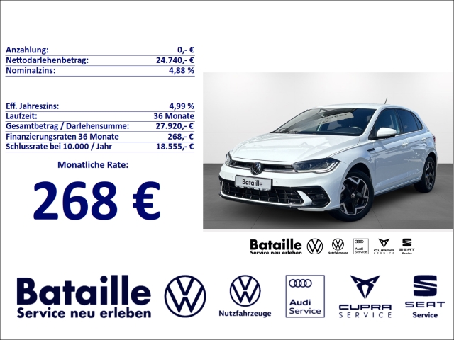 Polo 1.0 TSI R-Line Navi Kamera IQ.Light ACC