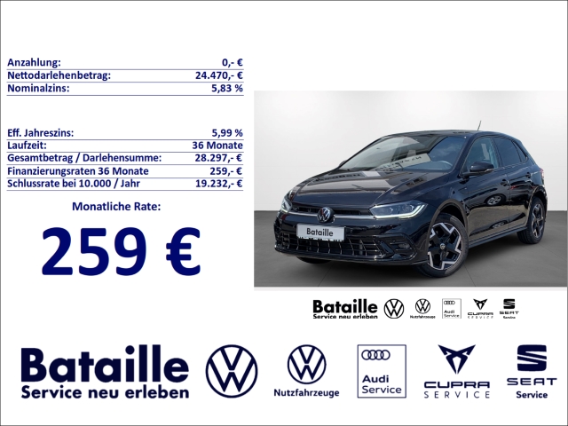 Polo 1.0 TSI R-Line Navi Kamera IQ.Light ACC