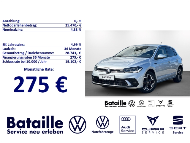 Polo 1.0 TSI R-Line Navi Kamera IQ.Light ACC