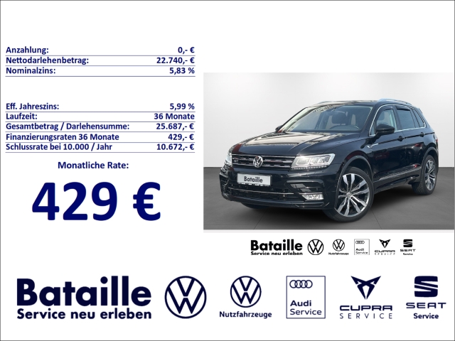 Tiguan 2.0 TDI 4M R-Line AHK Pano Navi StandHZG