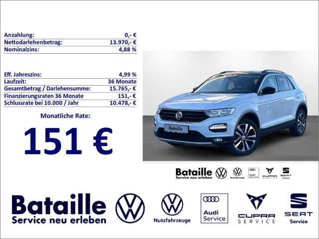 T-Roc 1.6 TDI IQ.DRIVE ACC El. Heckklappe Kamera