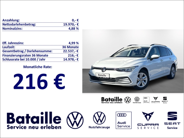 Golf Variant VIII 1.5 TSI Life SHZ Kamera APP