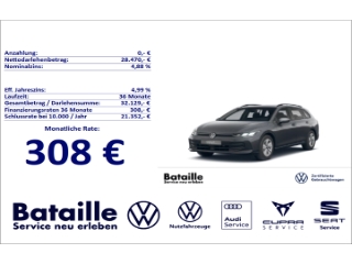 Golf Variant VIII 2.0 TDI Life HUD StandHZG Navi