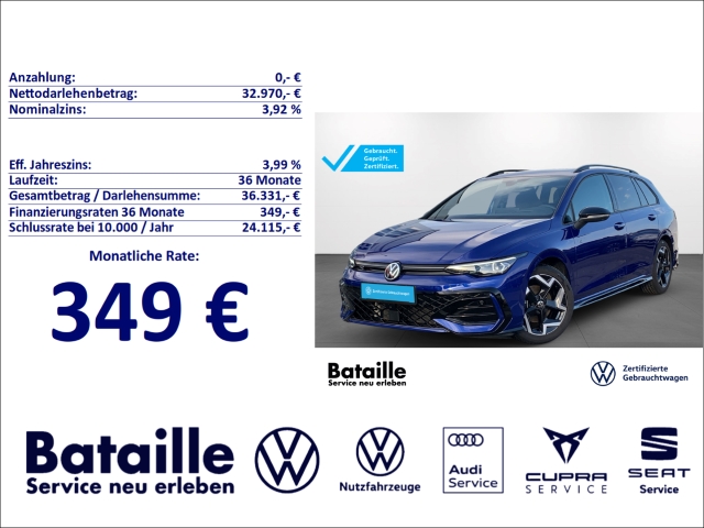 Golf Variant VIII 1.5 TSI R-Line Pano Navi H&K