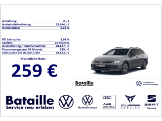 Golf Variant VIII 1.5 TSI Goal AHK 360° Kamera