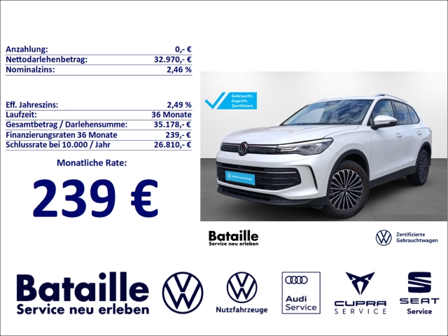 Tiguan Life eTSI 96kW DSG AHK Navi 360 Kamera ACC