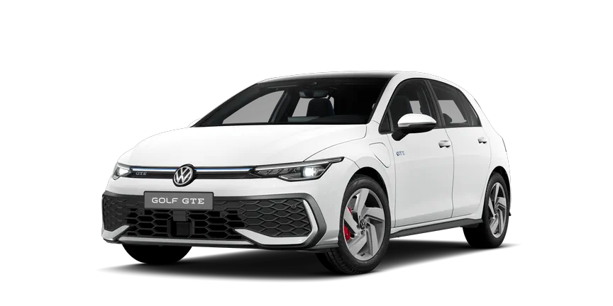 VW Golf GTE weiß