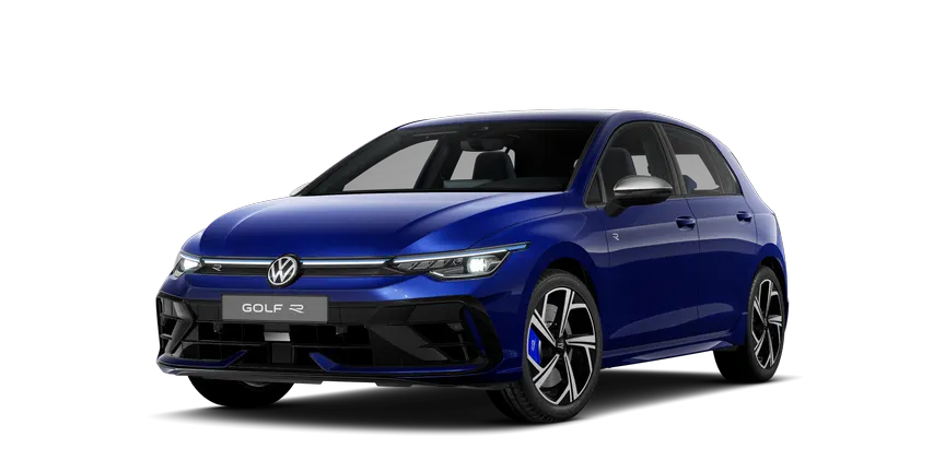 VW Golf R blau