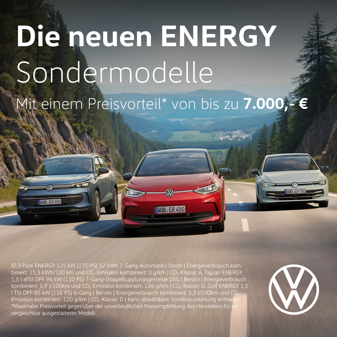 VW ENERGY Sondermodelle