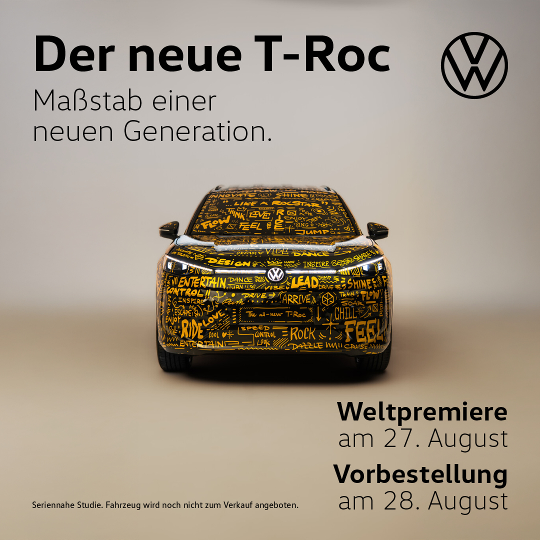 BEITRAG Der neue VW T-Roc Teaser